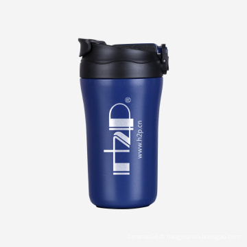 14 oz. Tasse de café thermos à double mur avec paille